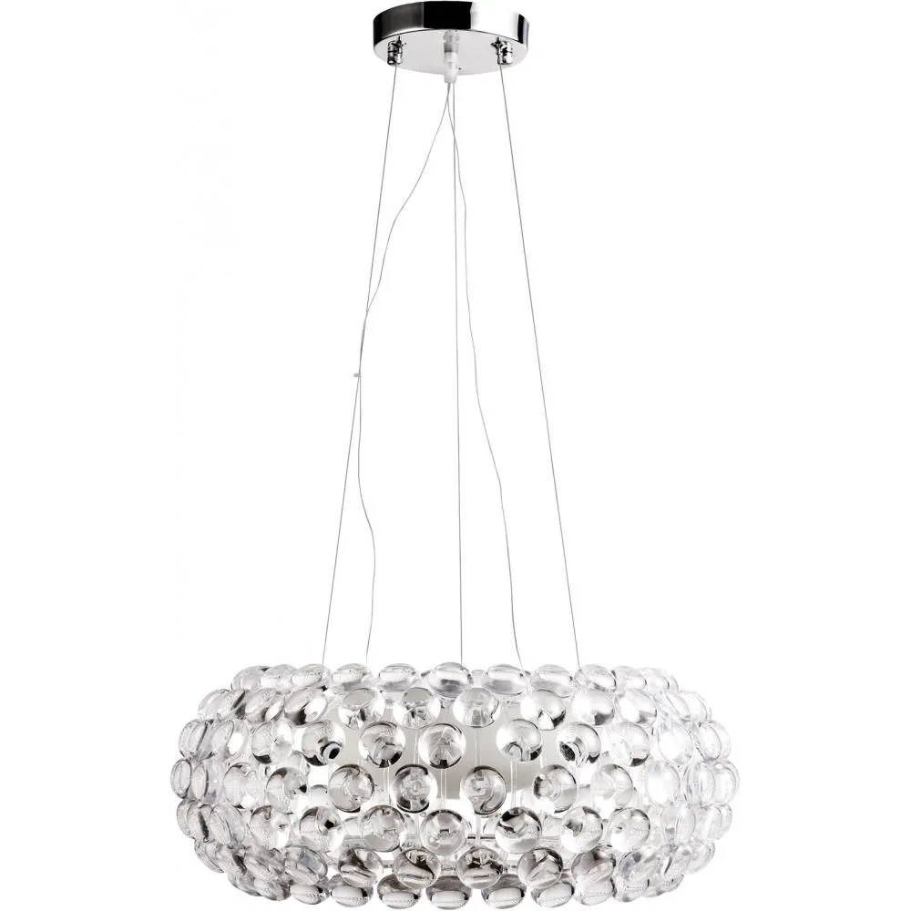 Lampe de plafond - Suspension en boules de verre cristal - 35cm - Savoni image 8
