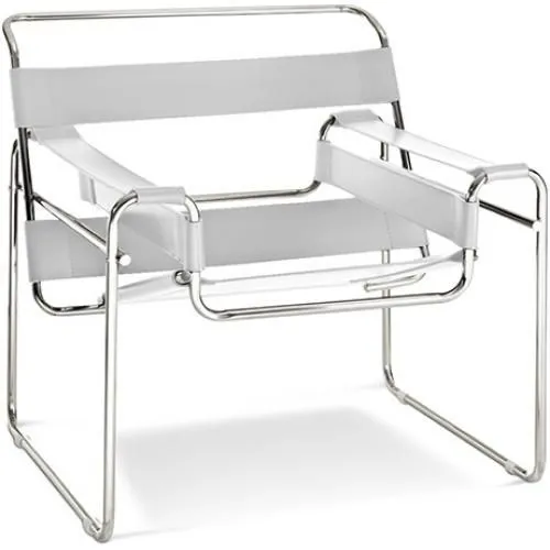 Chaise longue - Cuir et métal - Ivan image 8