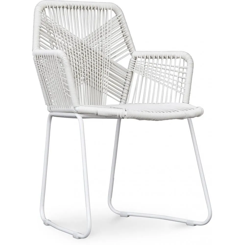 Chaise d'extérieur avec accoudoirs - Chaise de jardin - Multicolore - Frony image 8