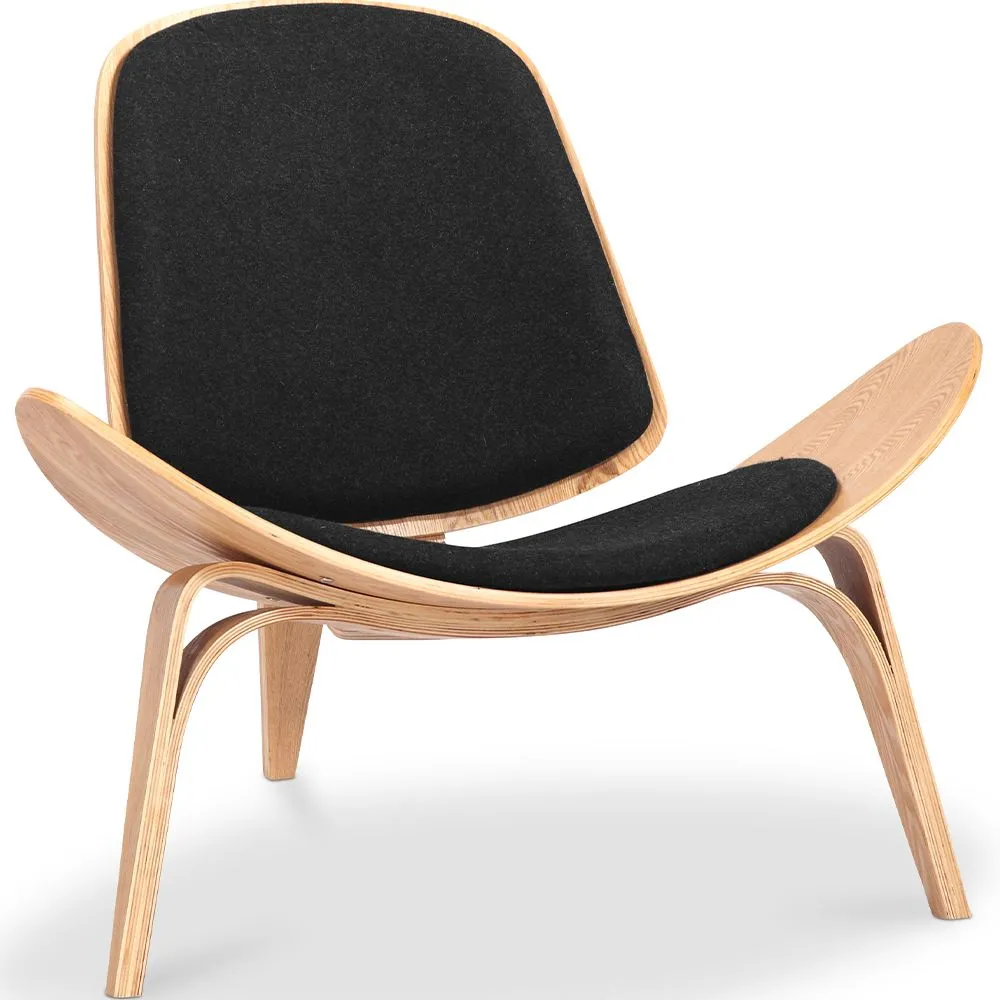 Fauteuil design - Fauteuil scandinave - Revêtement en tissu - Lucy image 8