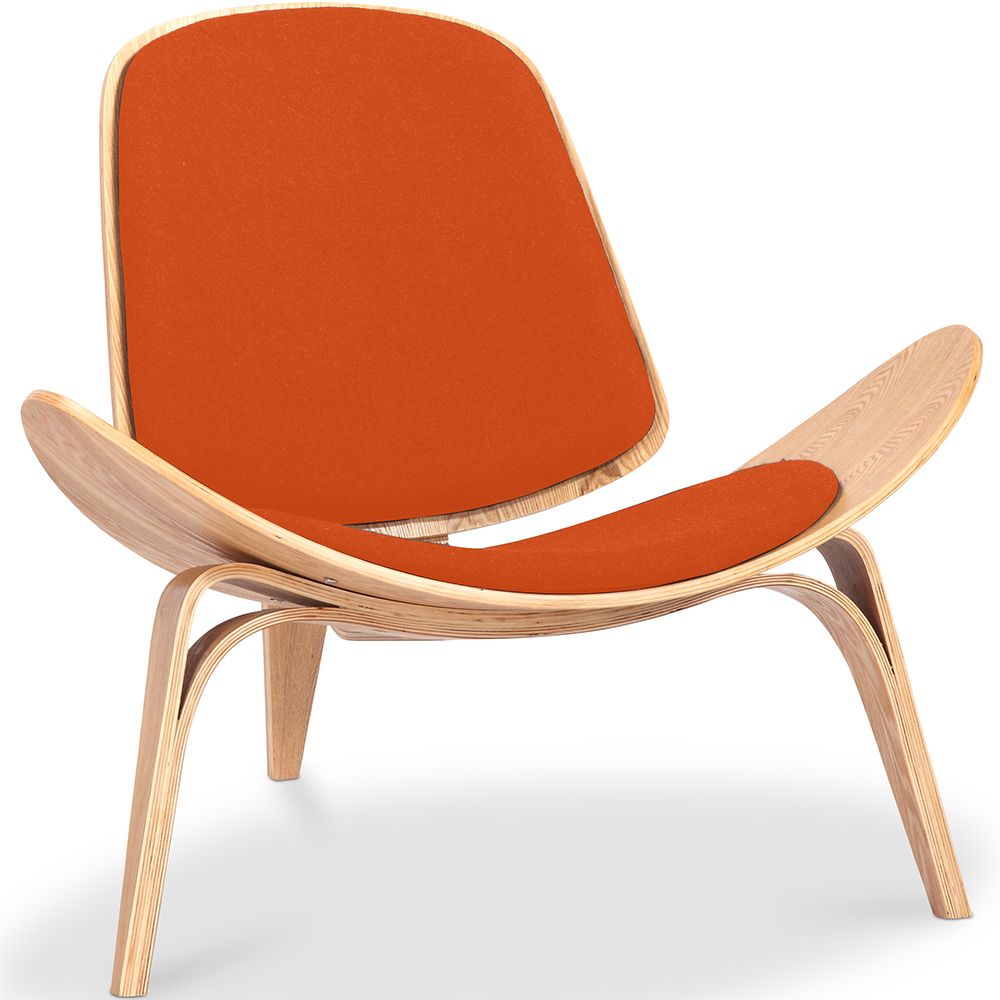 Fauteuil design - Fauteuil scandinave - Revêtement en tissu - Lucy image 8