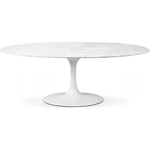 Table à manger ovale en marbre - Tulip image 8