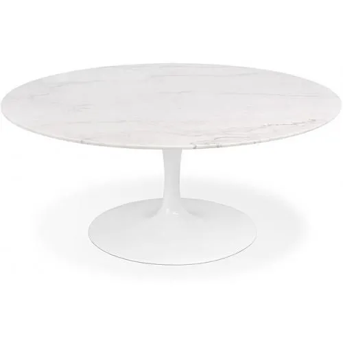 Table à manger ronde en marbre - 90cm - Tuli image 8