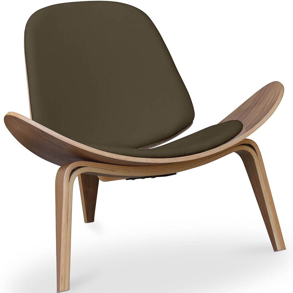 Fauteuil design - Fauteuil scandinave - Revêtement en similicuir - Lucy image 8