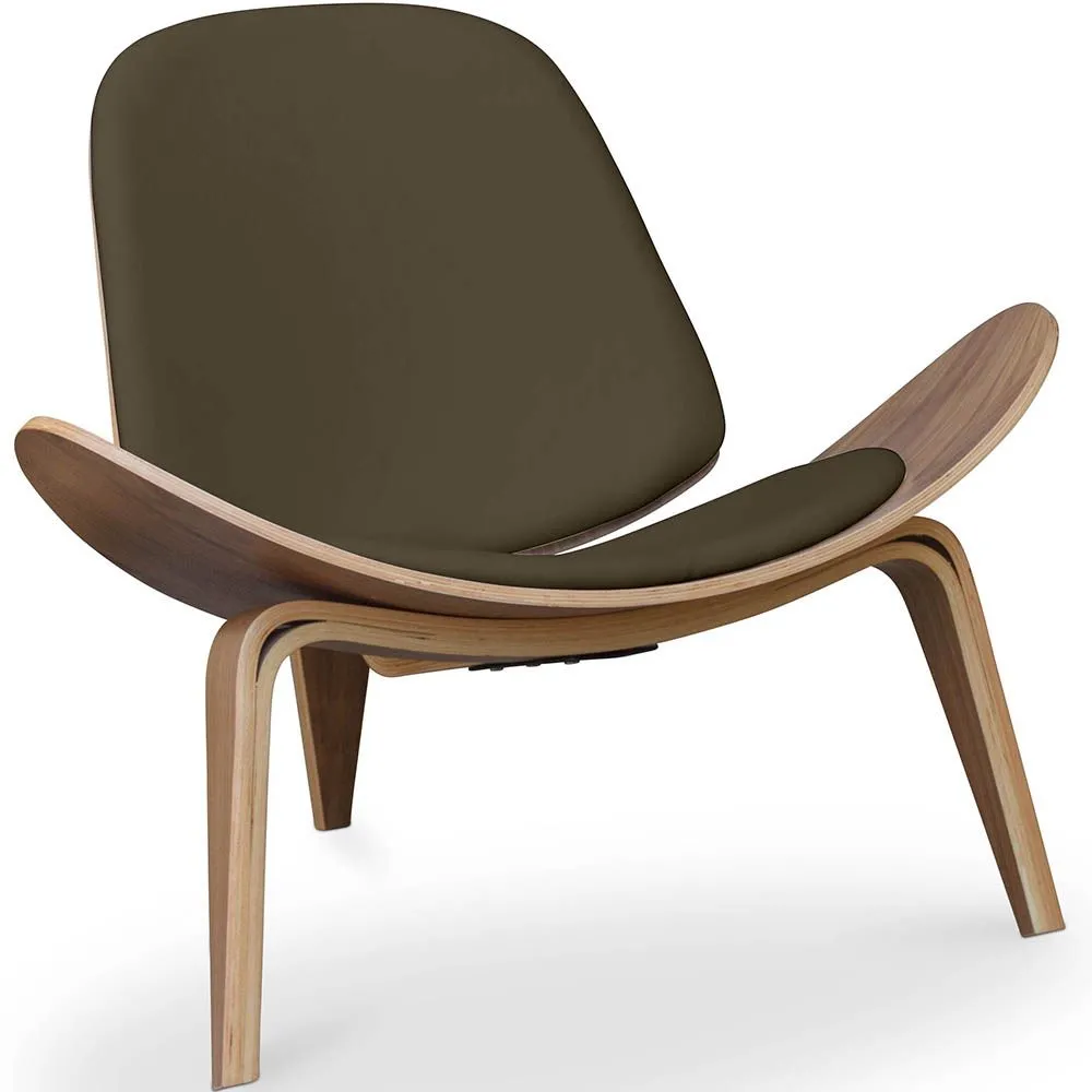 Fauteuil design - Fauteuil scandinave - Revêtement en similicuir - Lucy image 8