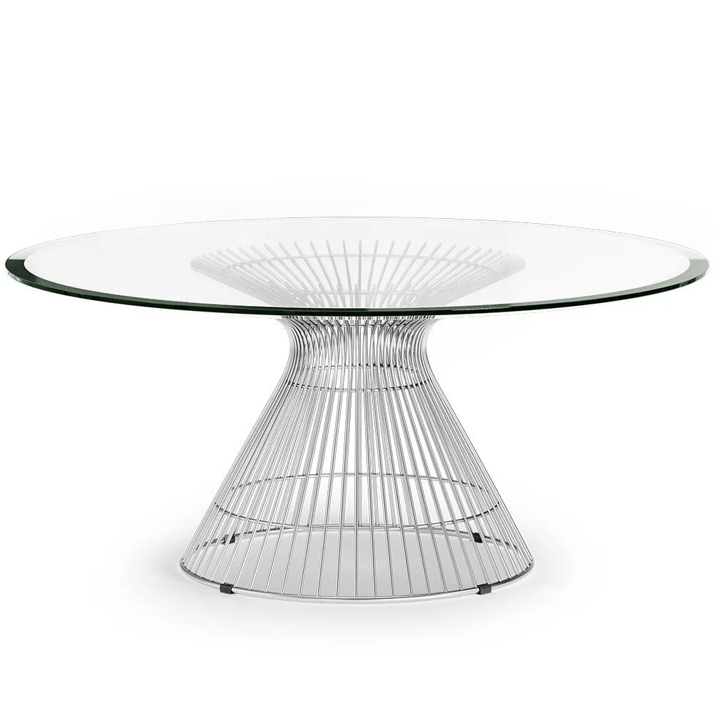 Table basse ronde - Design en verre - Barrel image 8