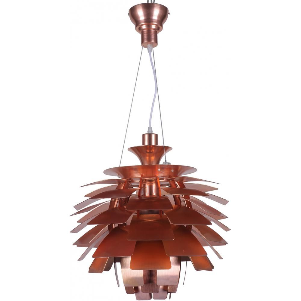 Lustre de plafond - Lampe à suspension en bronze avec design Artichaut - Grand - Atrich image 8