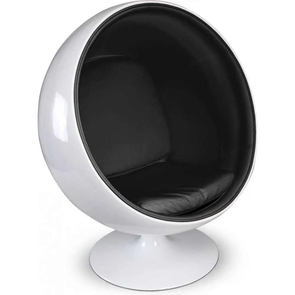 Fauteuil Design Boule - Revêtu de Similicuir - Batton image 8
