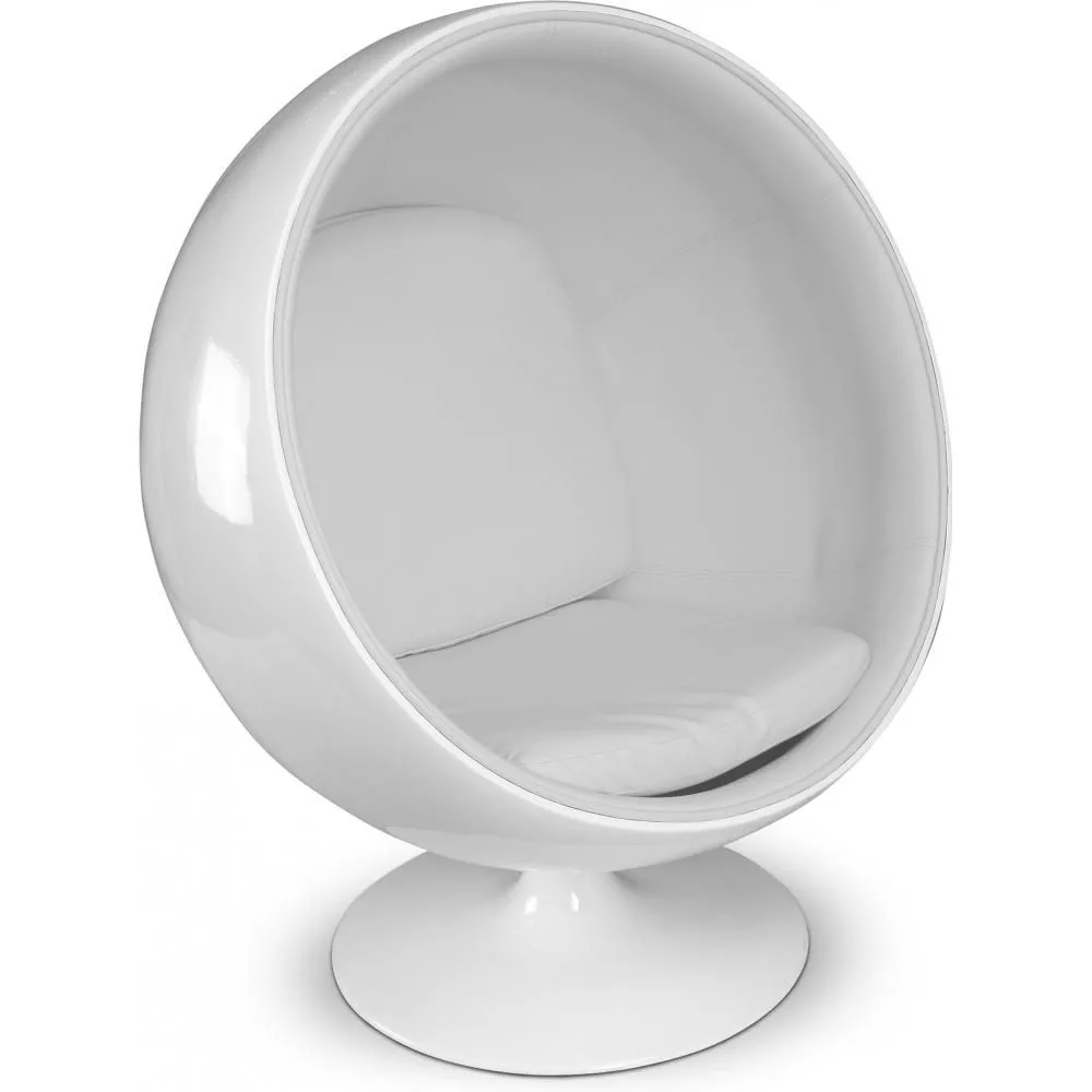 Fauteuil Design Boule - Revêtu de Similicuir - Batton image 8