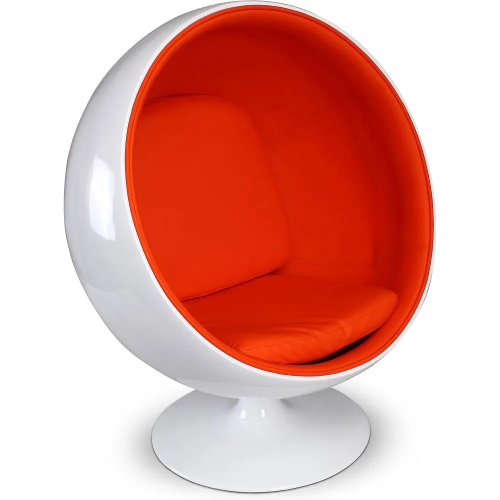 Fauteuil Design Boule - Revêtu de Similicuir - Batton image 8