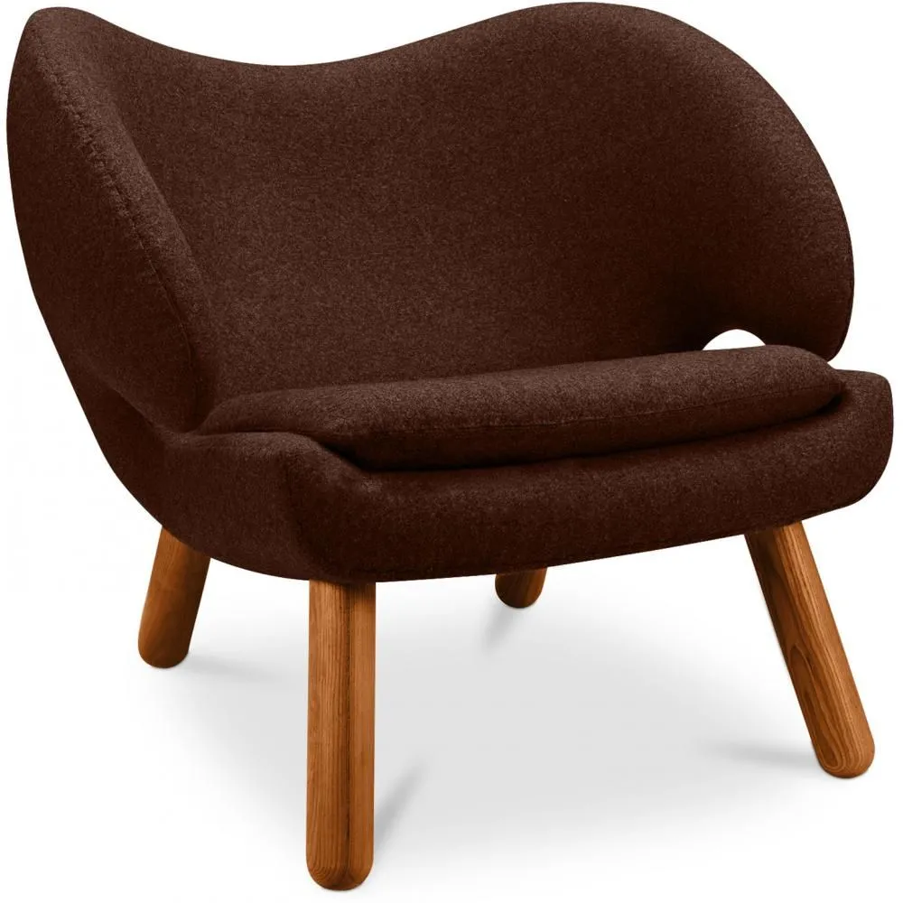 Fauteuil Revêtu de Tissu - Design Scandinave - Pelitano image 8
