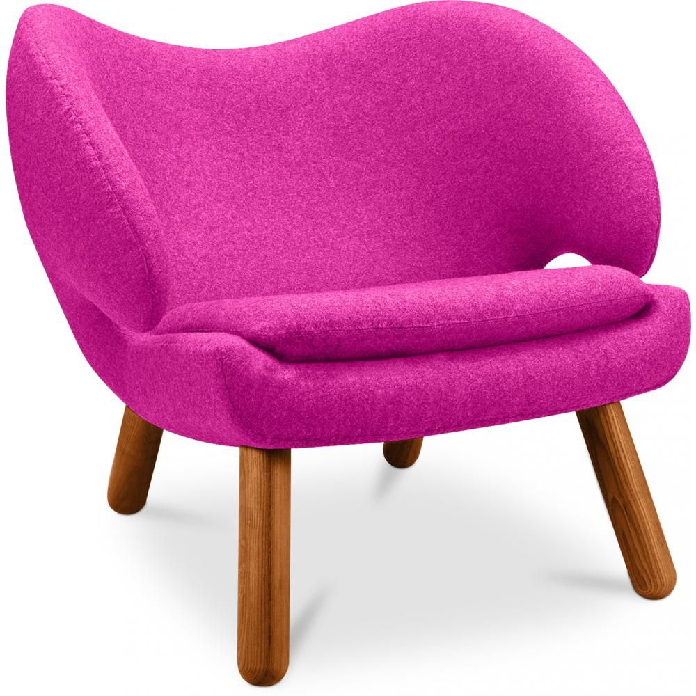 Fauteuil Revêtu de Tissu - Design Scandinave - Pelitano image 8