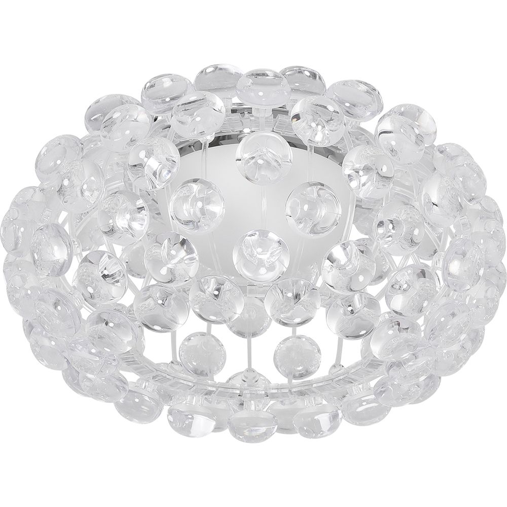 Lampe de plafond - Monture encastrée à boules de verre - 35cm - Savoni image 8