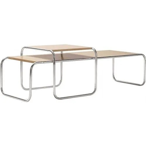 Lot de 2 tables basses - Bois et métal - Lacky image 8