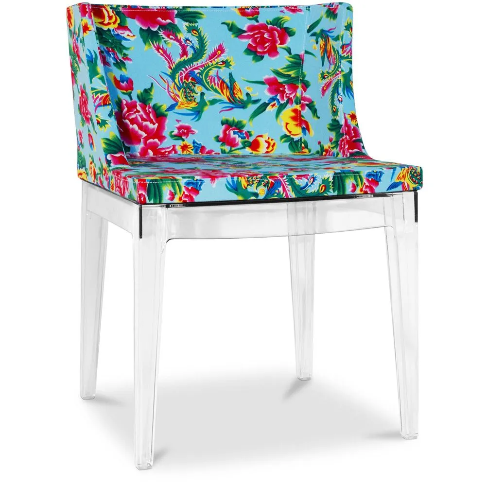 Chaise de salle à manger - Pieds transparents - Design à motifs - Mademoiselle image 8