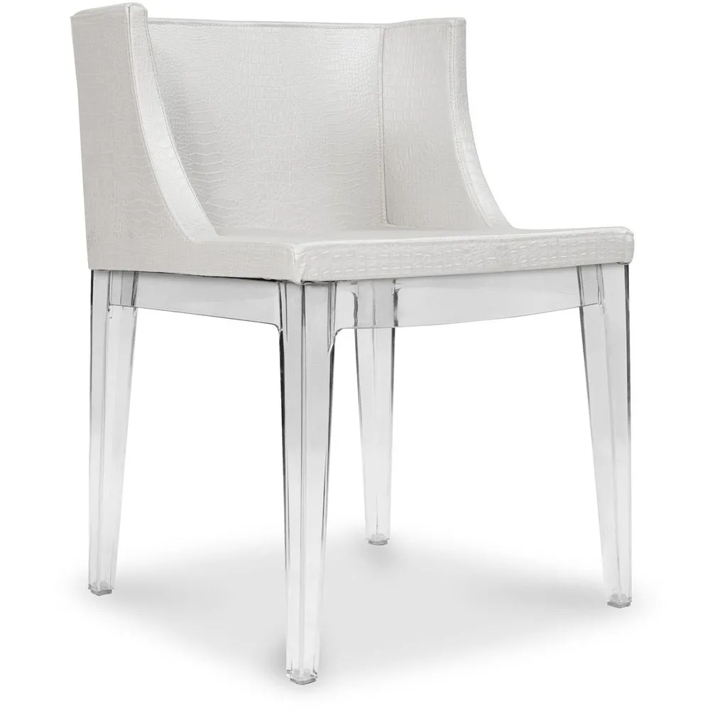 Chaise de Salle à Manger Design - Pieds Transparent - Mila image 8