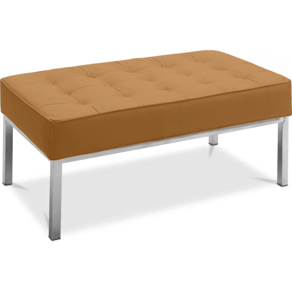 Banc Design - 2 places - Revêtement en cuir - Konel image 8