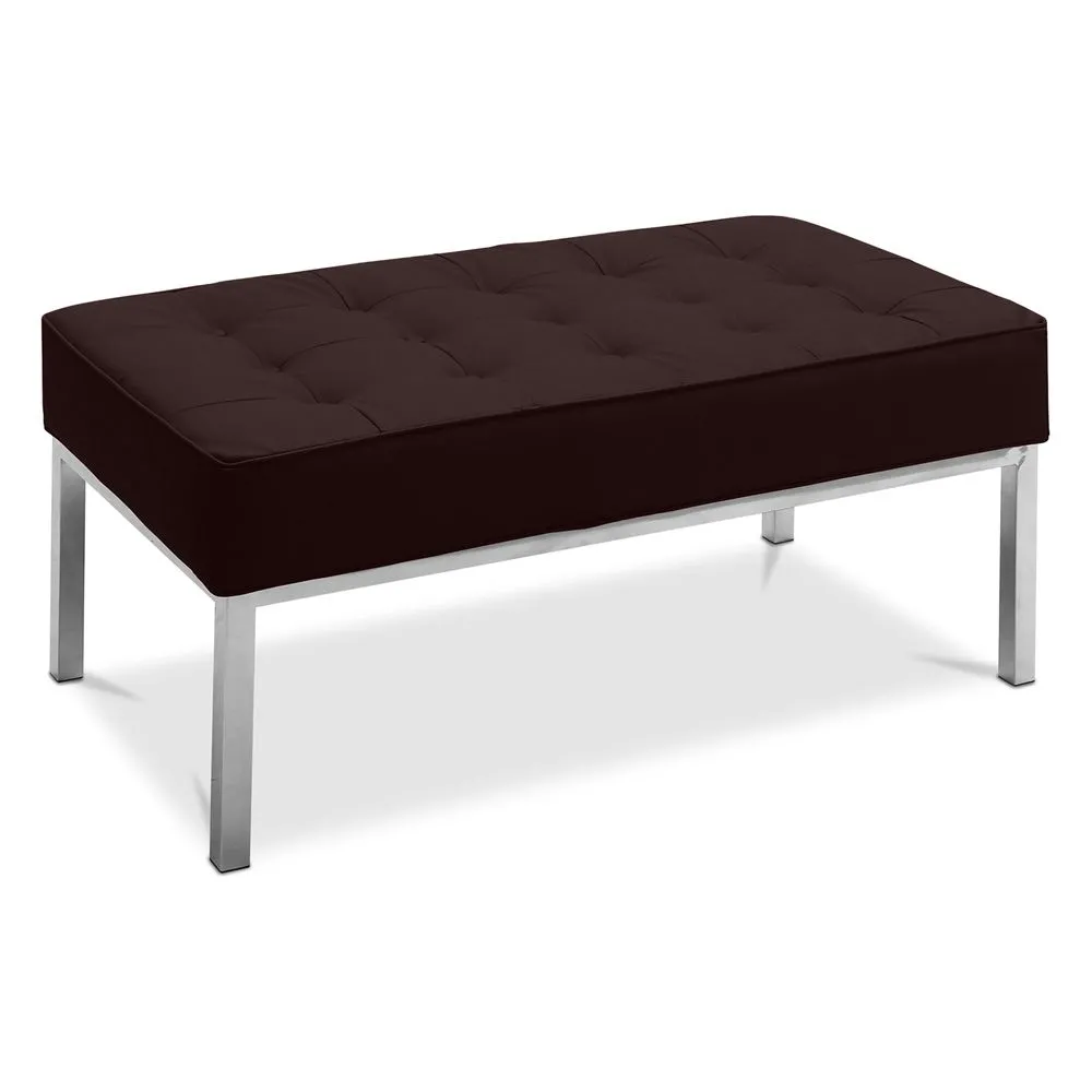 Banc Design - 2 places - Revêtement en cuir - Konel image 8