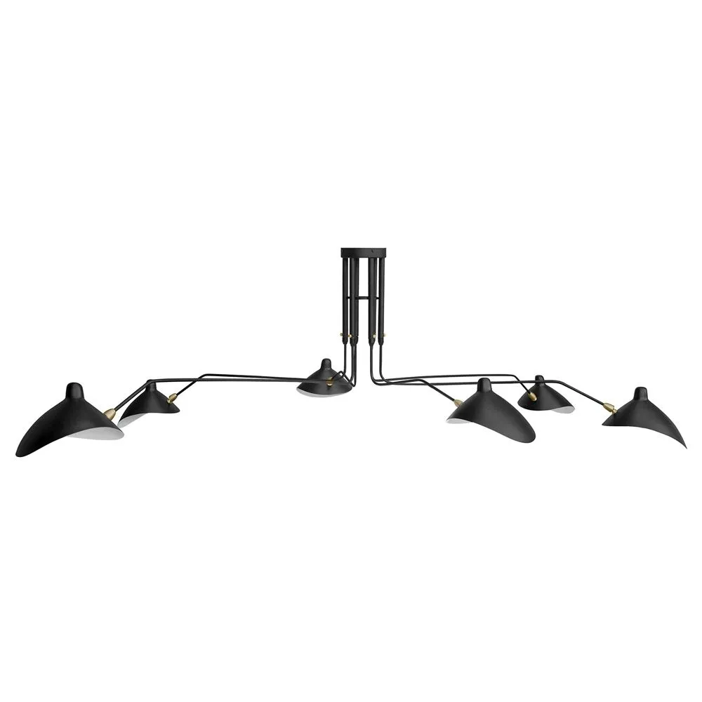 Lampe de plafond - Lampe de bureau à bras flexibles - 6 bras - George image 8