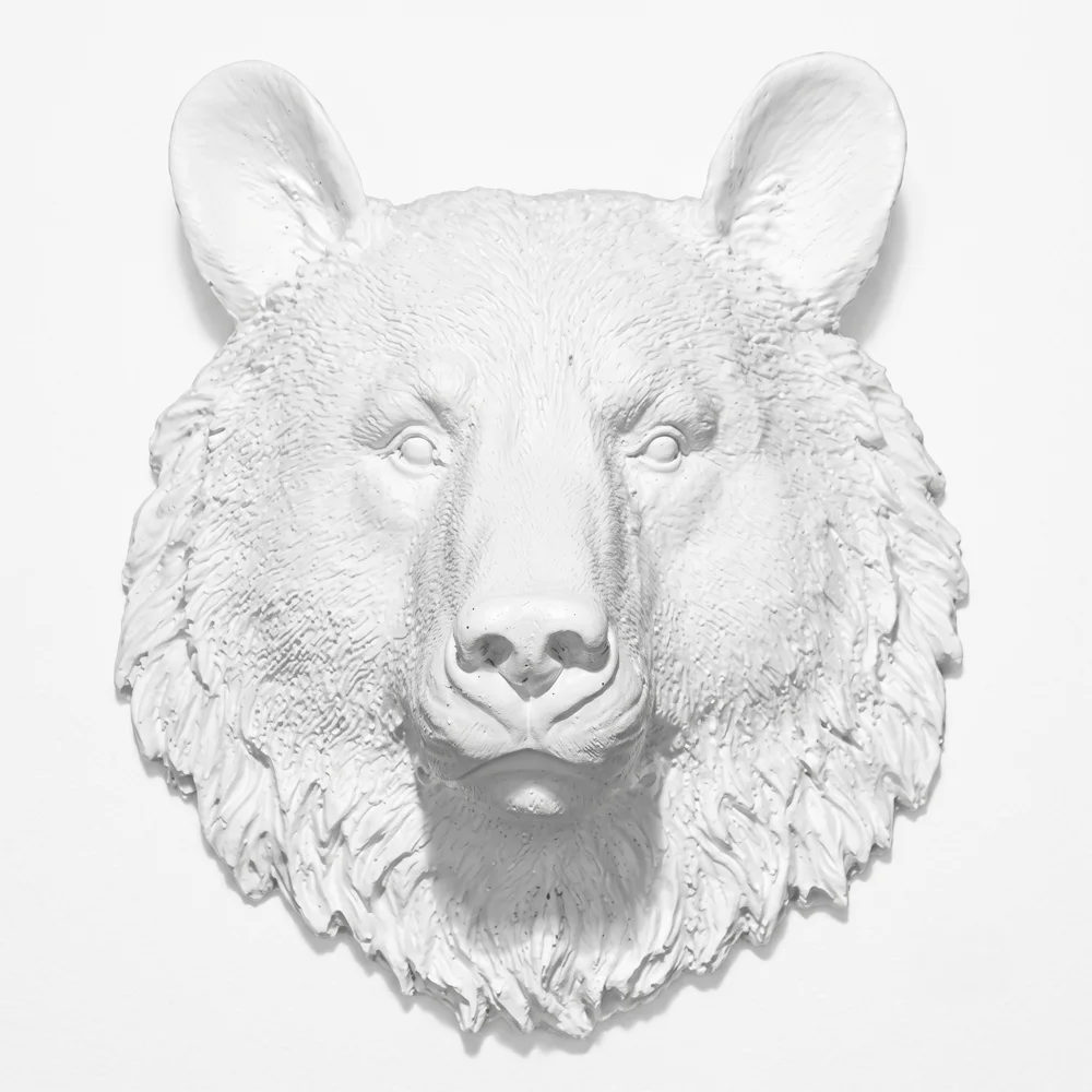 Décoration Murale - Tête d'Ours Blanc - Uka image 8