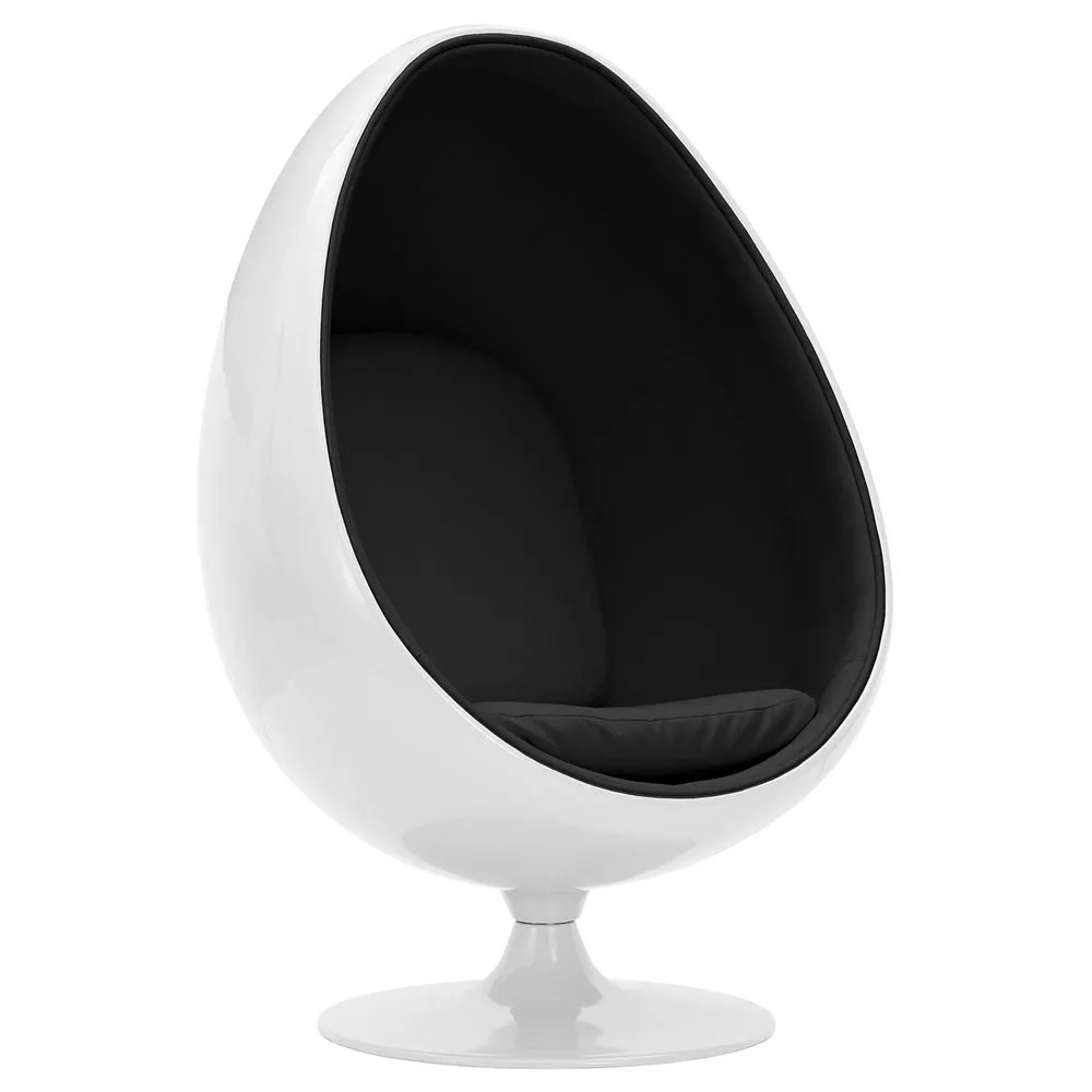 Fauteuil Design en Forme d'Oeuf - Revêtu de Tissu - Eny image 8