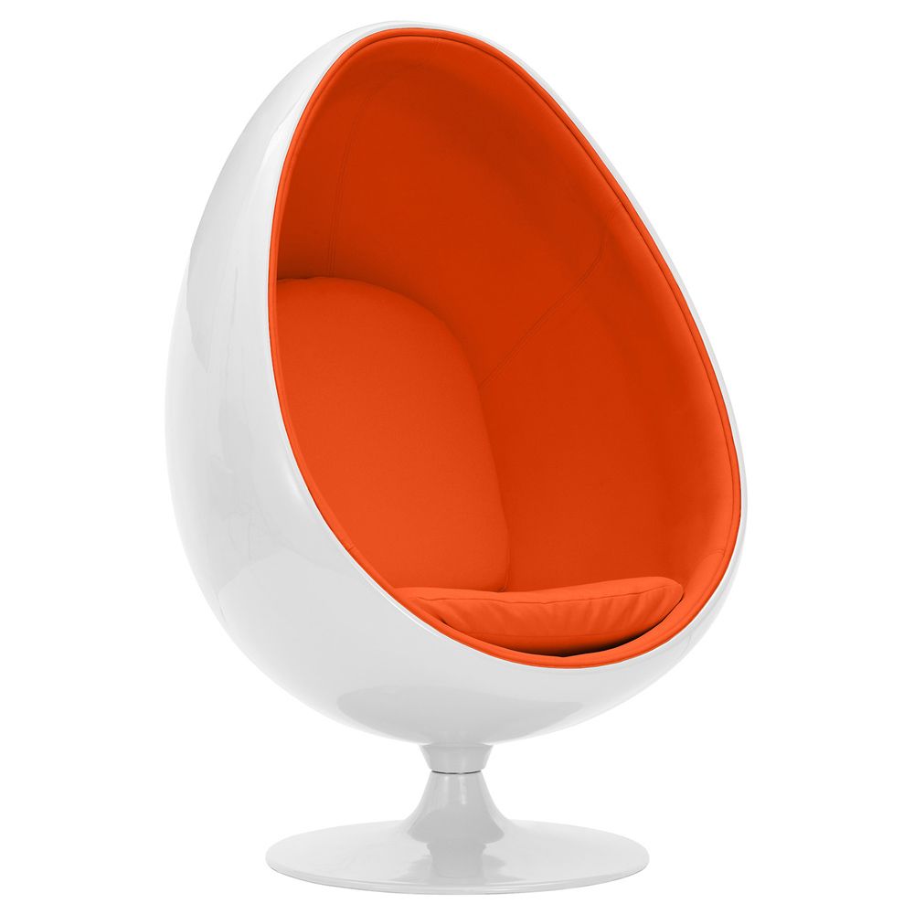 Fauteuil Design en Forme d'Oeuf - Revêtu de Tissu - Eny image 8