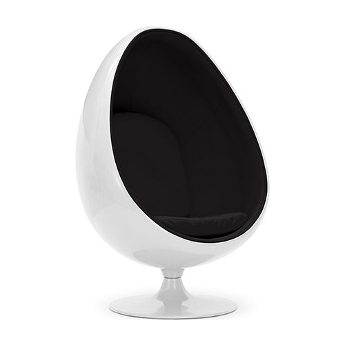 Fauteuil design en forme d'œuf - Revêtement en similicuir - Eny image 8