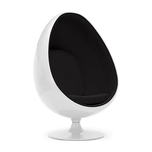 Fauteuil design en forme d'œuf - Revêtement en similicuir - Eny image 8
