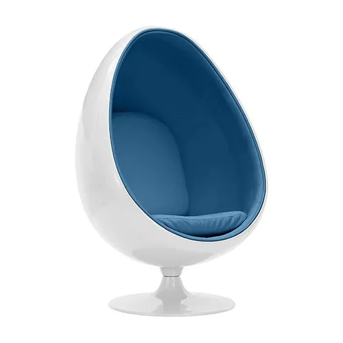 Fauteuil design en forme d'œuf - Revêtement en similicuir - Eny image 8