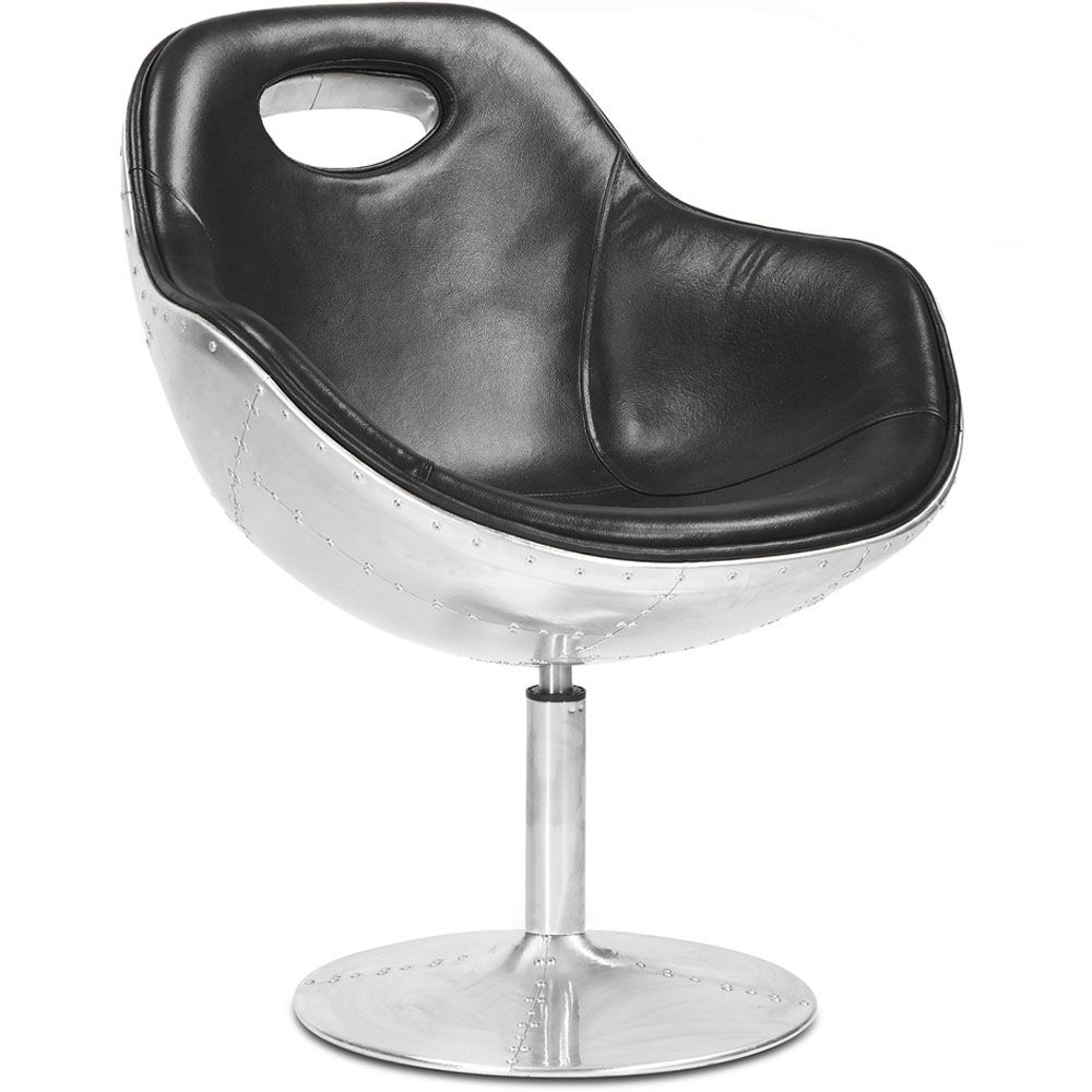 Fauteuil avec Accoudoirs - Style Aviateur - Cuir - Tulip image 8