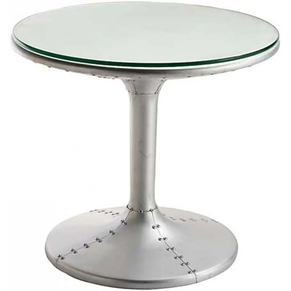 Table basse ronde - Table d'appoint style aviateur - Métal - Tulip image 8