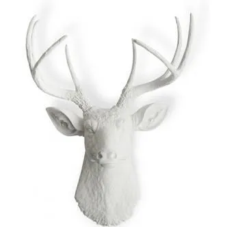 Décoration Murale - Tête de Cerf Blanc - Uka image 8