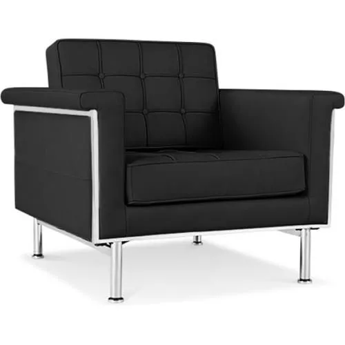 Fauteuil avec accoudoirs - Revêtu de cuir - Town image 8