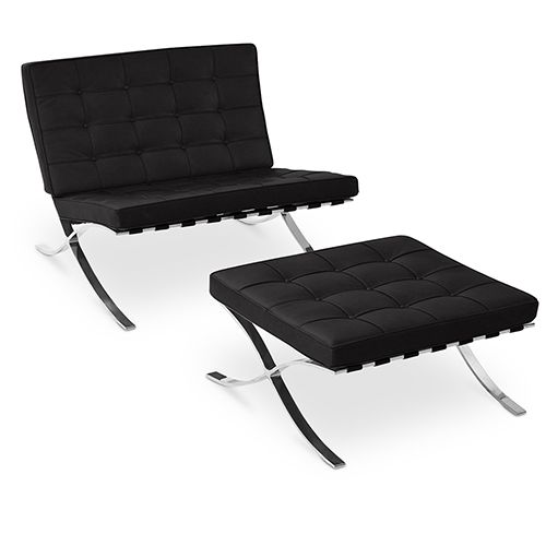 Fauteuil Design avec Repose-Pieds - Revêtement en Similicuir - Town image 8