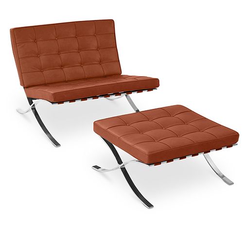 Fauteuil Design avec Repose-Pieds - Revêtement en Similicuir - Town image 8