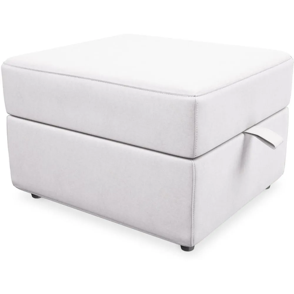 Pouf Ottoman Carré avec Rangement - Cube image 8