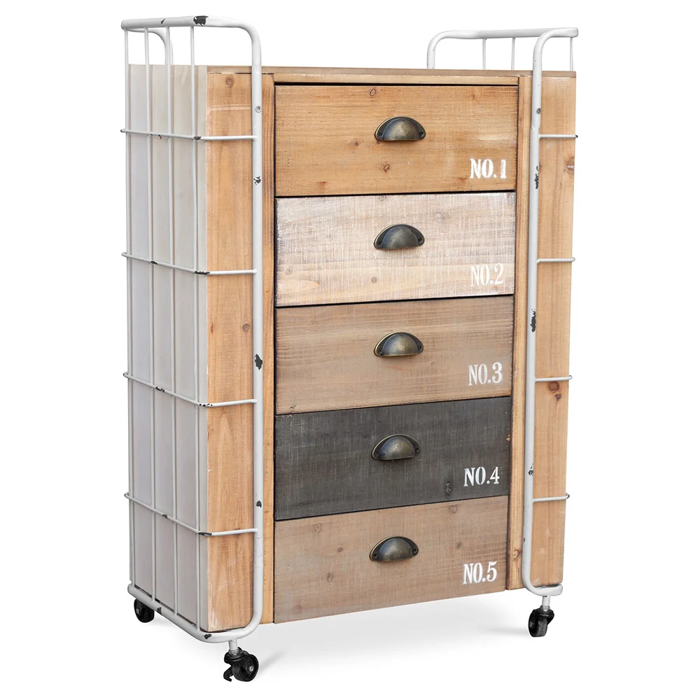 Commode en Bois - Design Industriel - Joy image 8