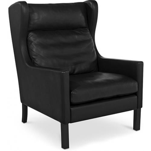 Fauteuil avec accoudoirs - Style rétro - Revêtu de cuir - Michal image 8