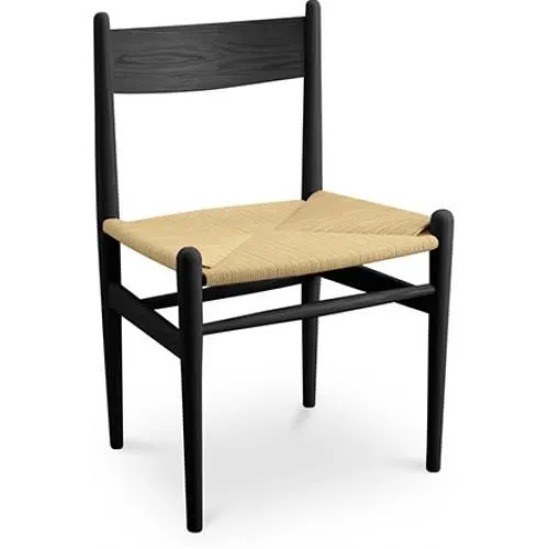 Chaise de salle à manger en bois - Design rétro - Cawi image 8