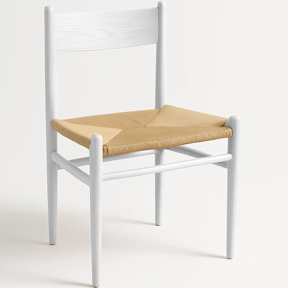 Chaise de salle à manger en bois - Design rétro - Cawi image 8