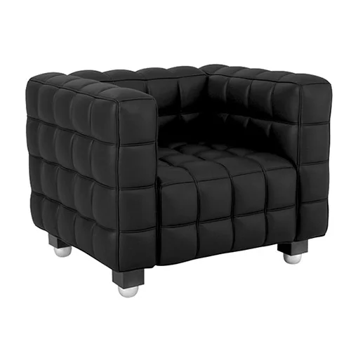 Fauteuil Rembourré en Cuir Végétalien Matelassé - Nubus image 8
