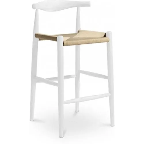 Tabouret de bar design Boho Bali - Bois - 75cm - Elb image 8