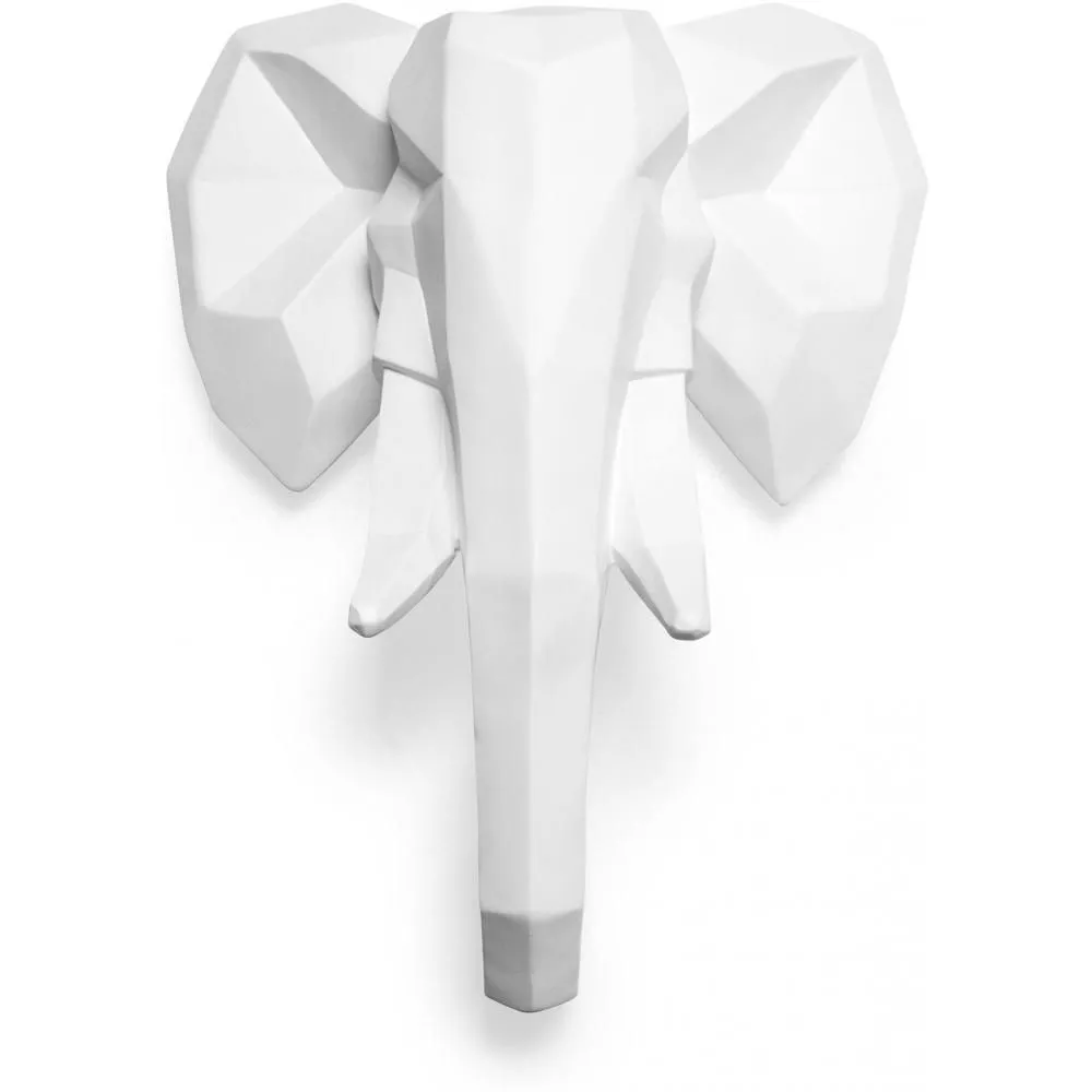 Tête d'éléphant Origami Résine image 8