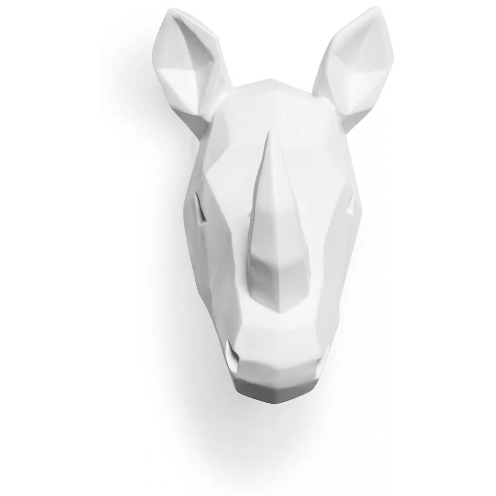 Tête de rhinocéros Origami Résine image 8