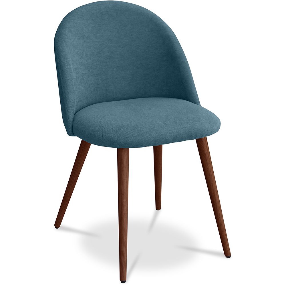 Chaise de salle à manger - Tapissée en tissu - Style scandinave - Evelyne image 8