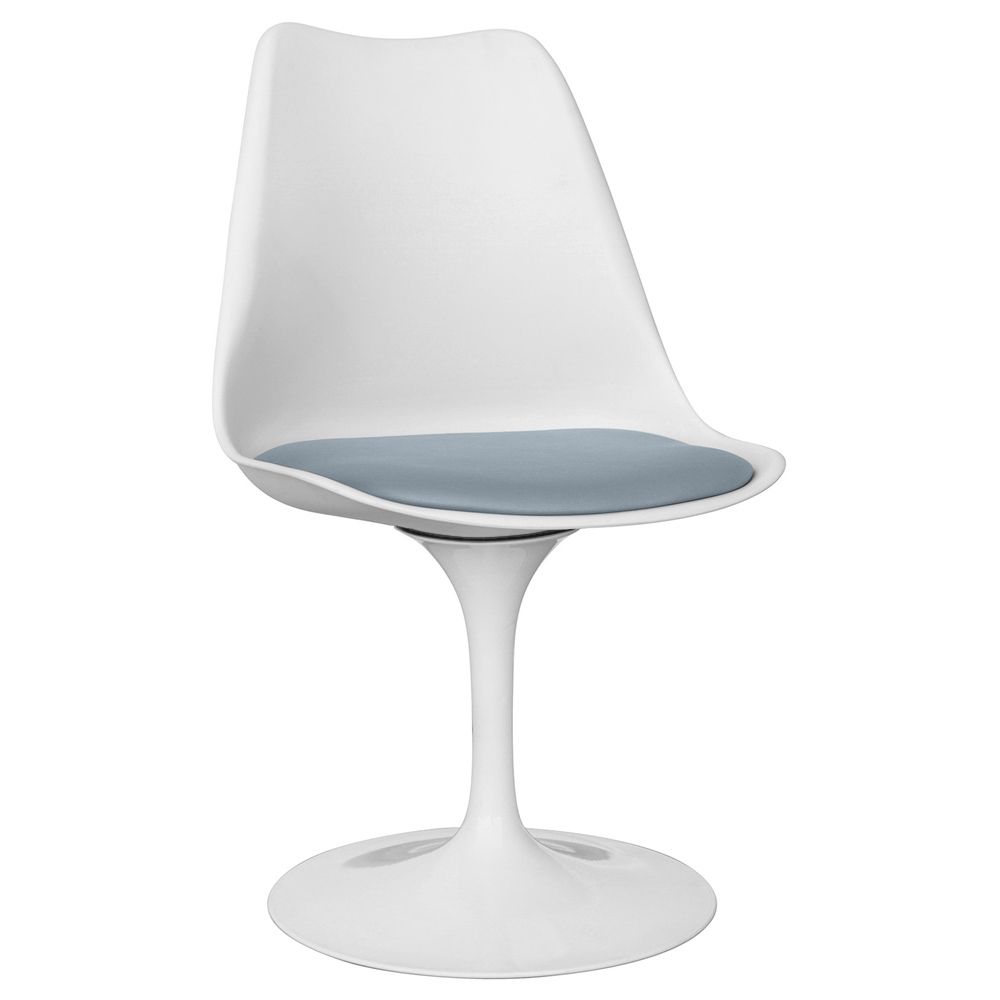 Chaise de salle à manger - Chaise pivotante blanche - Tulip image 8