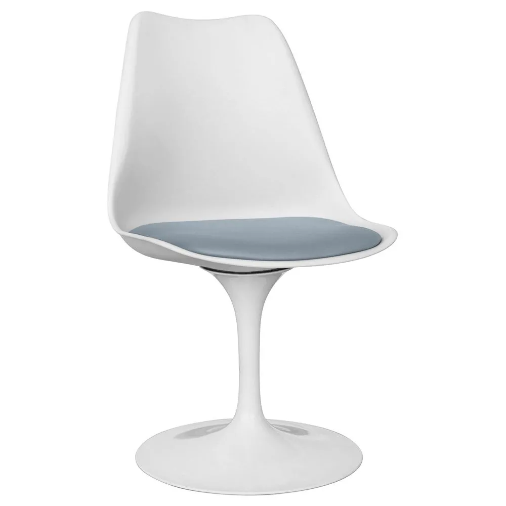 Chaise de salle à manger - Chaise pivotante blanche - Tulip image 8