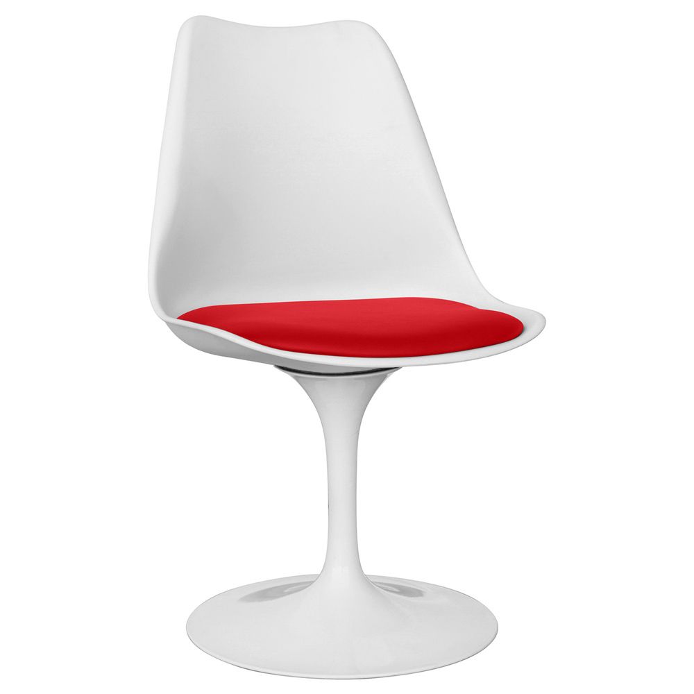 Chaise de salle à manger - Chaise pivotante blanche - Tulip image 8