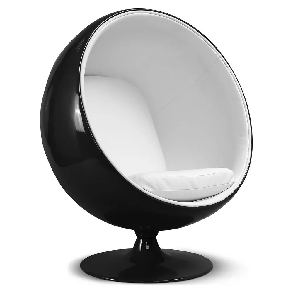 Fauteuil design boule - Revêtu de similicuir - Baller image 8