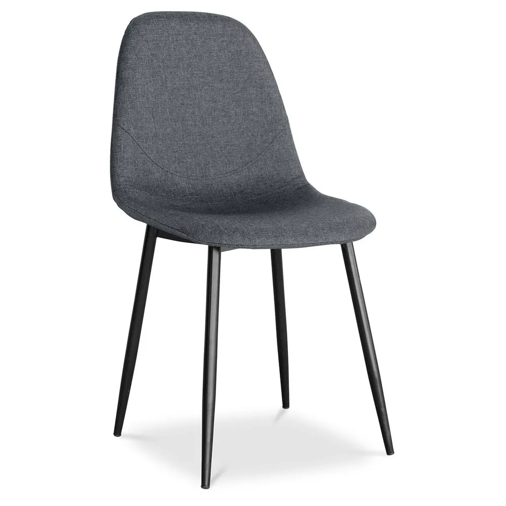 Chaise de salle à manger - Tapissée de tissu - Faby image 8